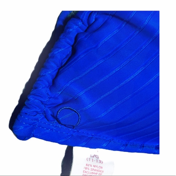 Op Triangle Royal Blue Bikini Top NWOT - Picture 3 of 4